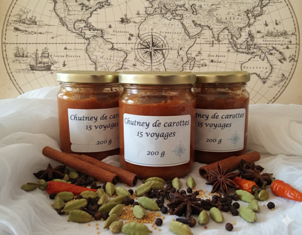 Chutney bio 15 voyages - 200 g