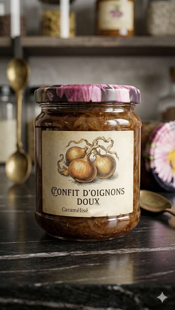 Le confit d'oignons bio - 200 g