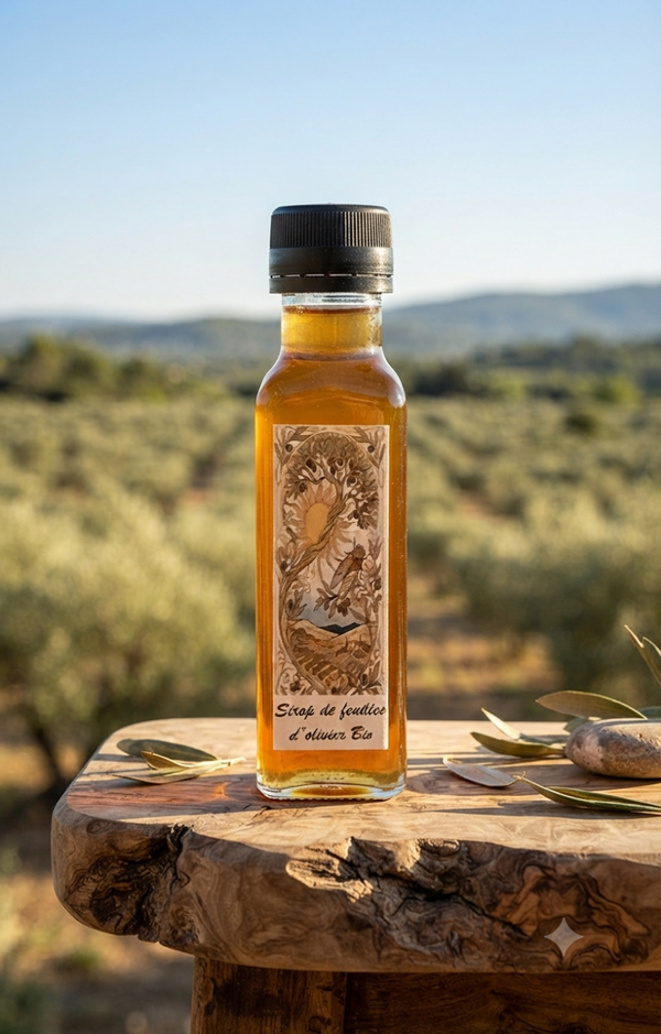 Sirop bio aux feuilles d'olivier 100 ml