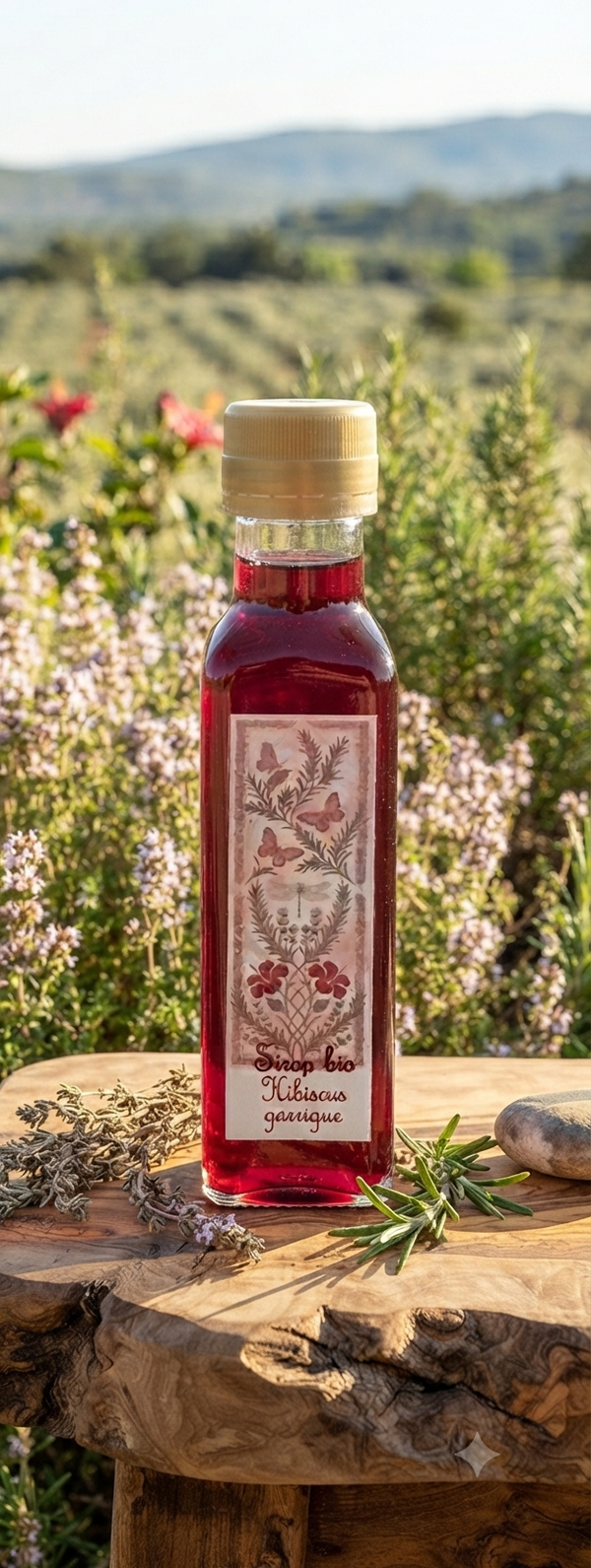 Sirop bio hibiscus garrigue 100 ml