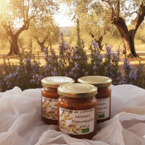 Chutney bio saveurs provençales - 200 g