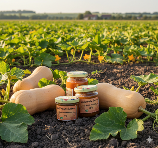 Confitures Bio butternut pommes