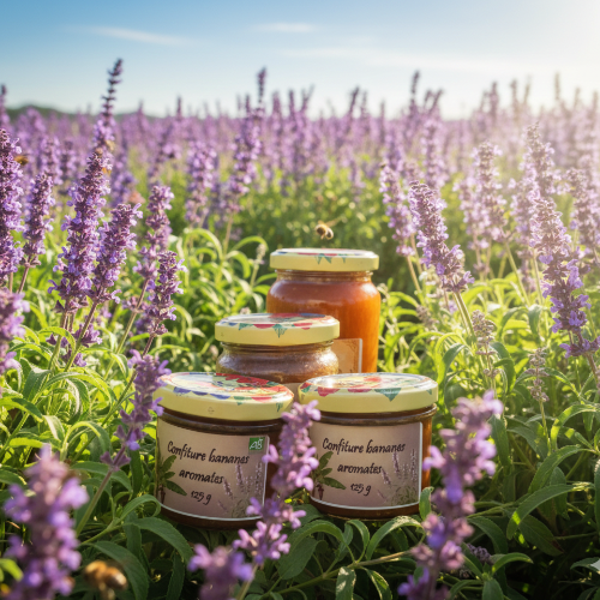 Confitures Bio bananes aromates