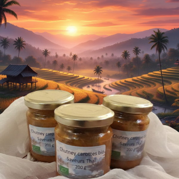 Chutney bio saveurs thaï - 200 g