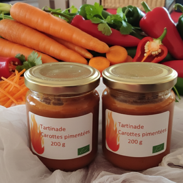 Tartinade mousse bio pimentée - 200 g