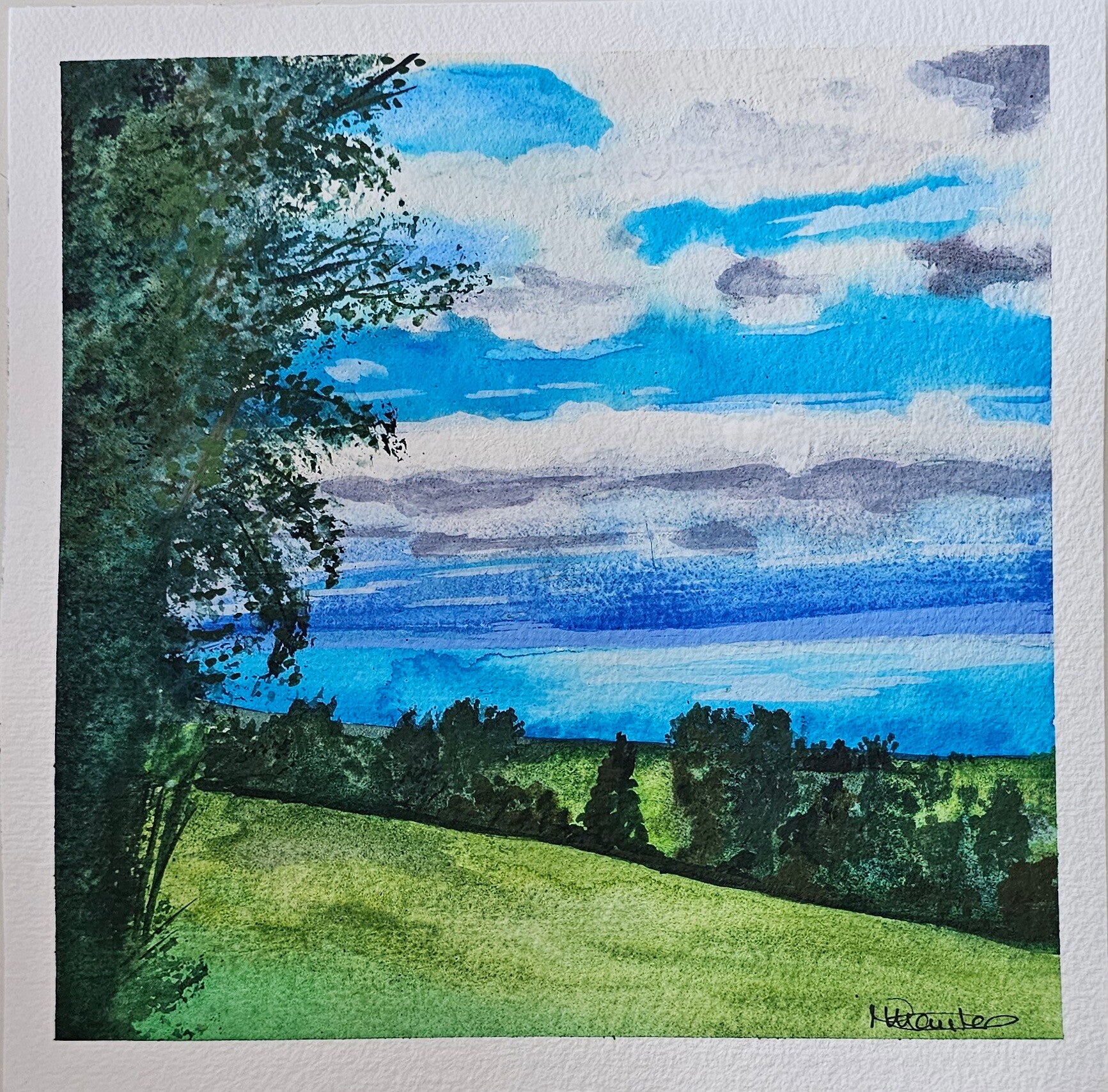 Vue depuis Montalchez