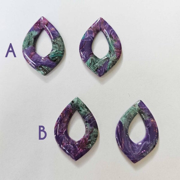 AGATHE - Violet / Turquoise