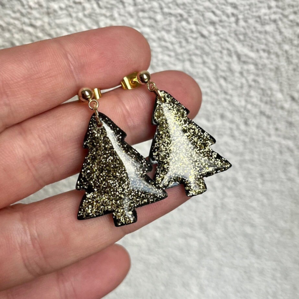 Christmas gold sparkle