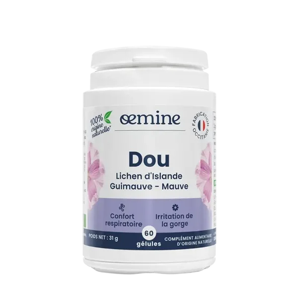 OEMINE DOU 100 % origine naturelle 60 gélules pullulan