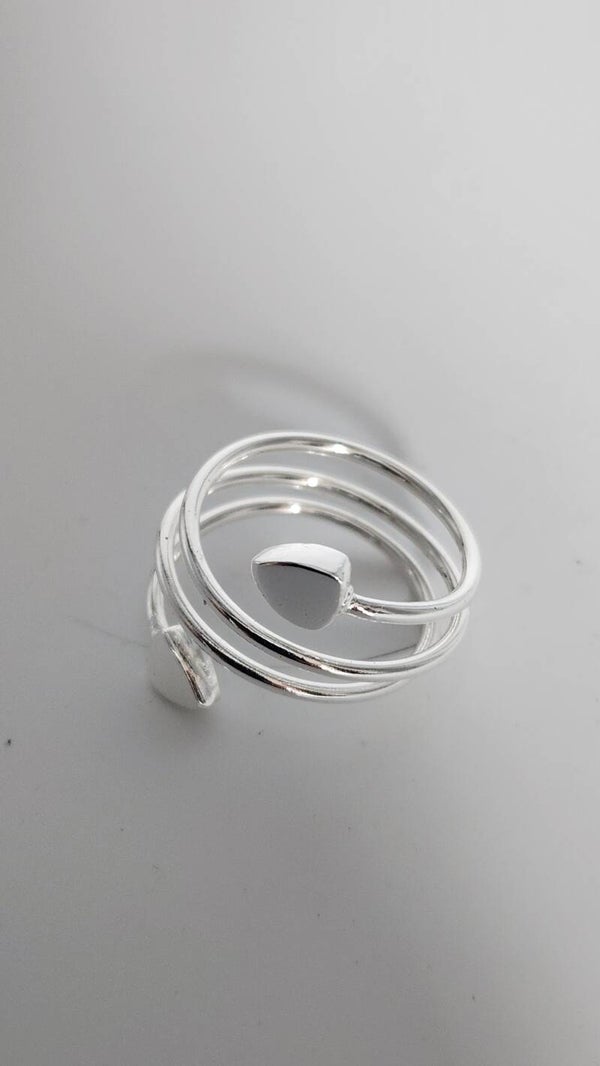 BAGUE SERPENTINE coeur cuivre Magnétique