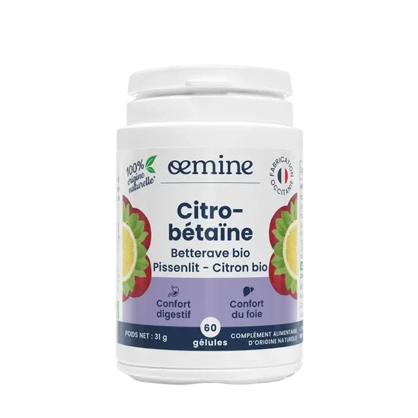 CITRO-BETAÏNE 100% Origine naturelle 60 gélules