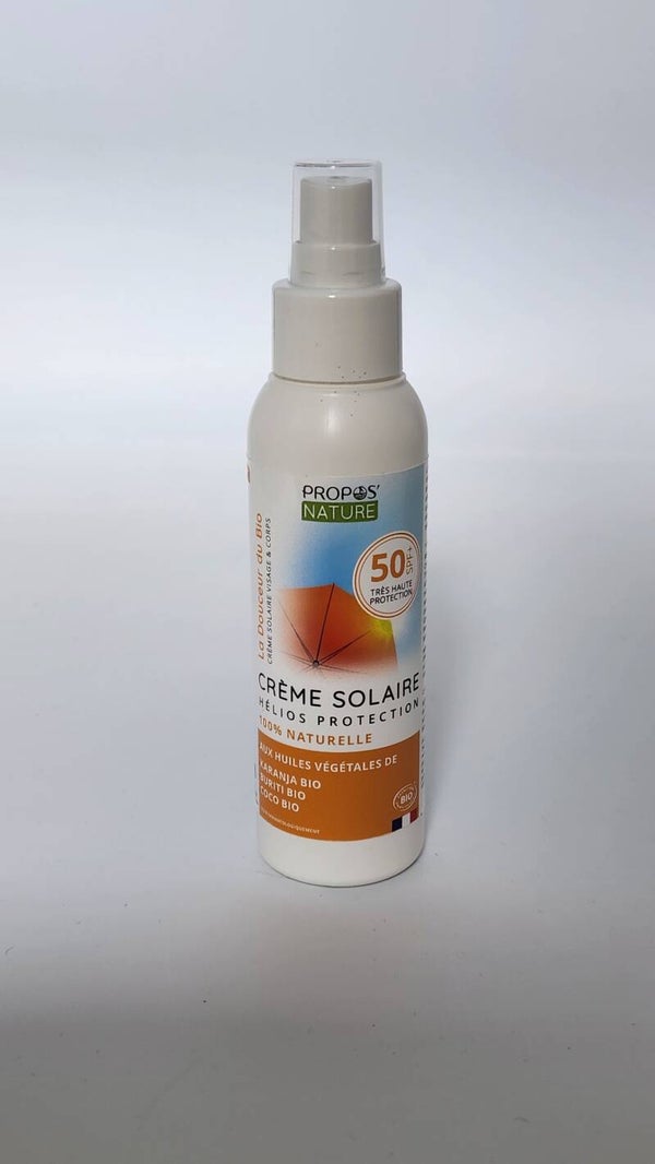 CREME SOLAIRE HELIOS Bio SPF50+ Très haute protection