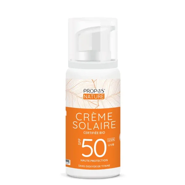 CREME SOLAIRE SPF50 Bio très haute protection 100 ml