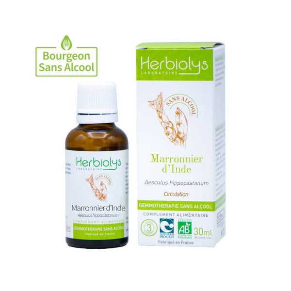 BOURGEON DE MARRONNIER D'INDE (sans alcool) Bio 30 ml