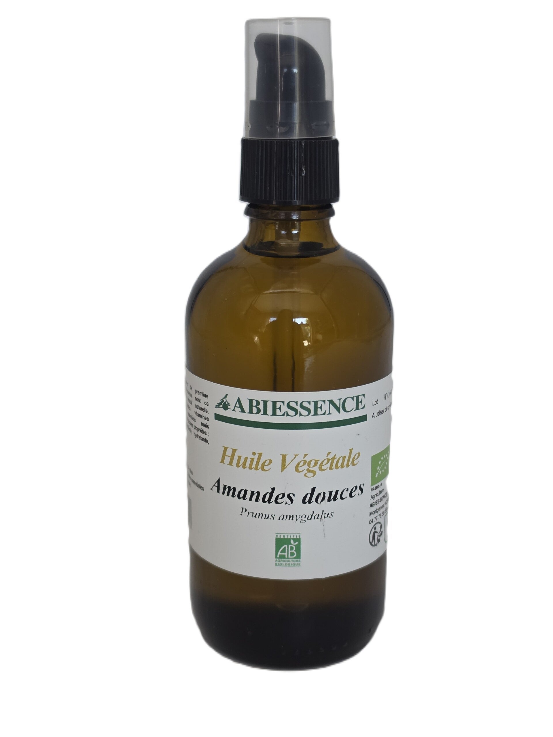 HUILE VEGETALE D'AMANDE DOUCE Bio 100 ml