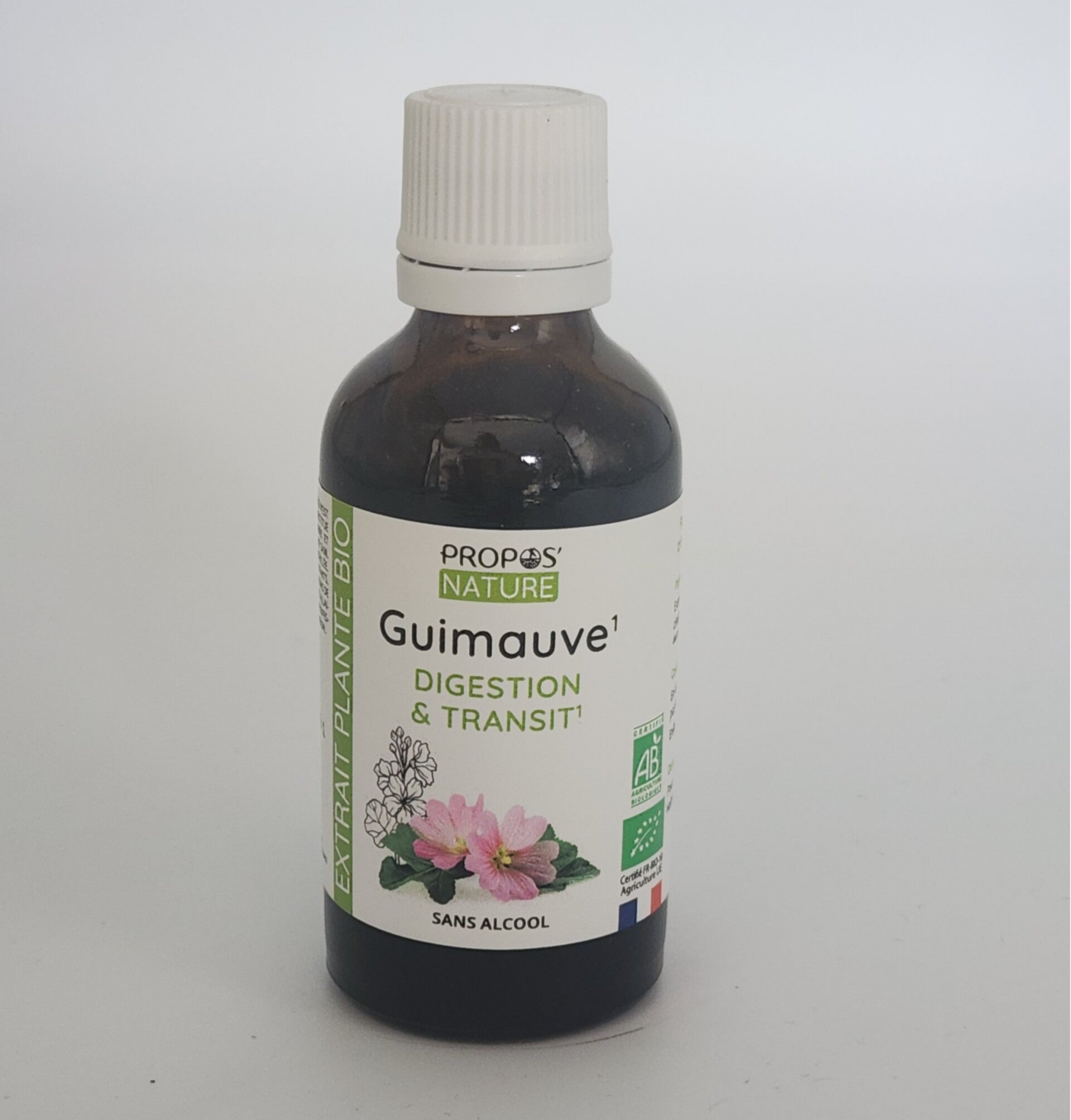EXTRAIT DE GUIMAUVE Bio sans alcool 50 ml