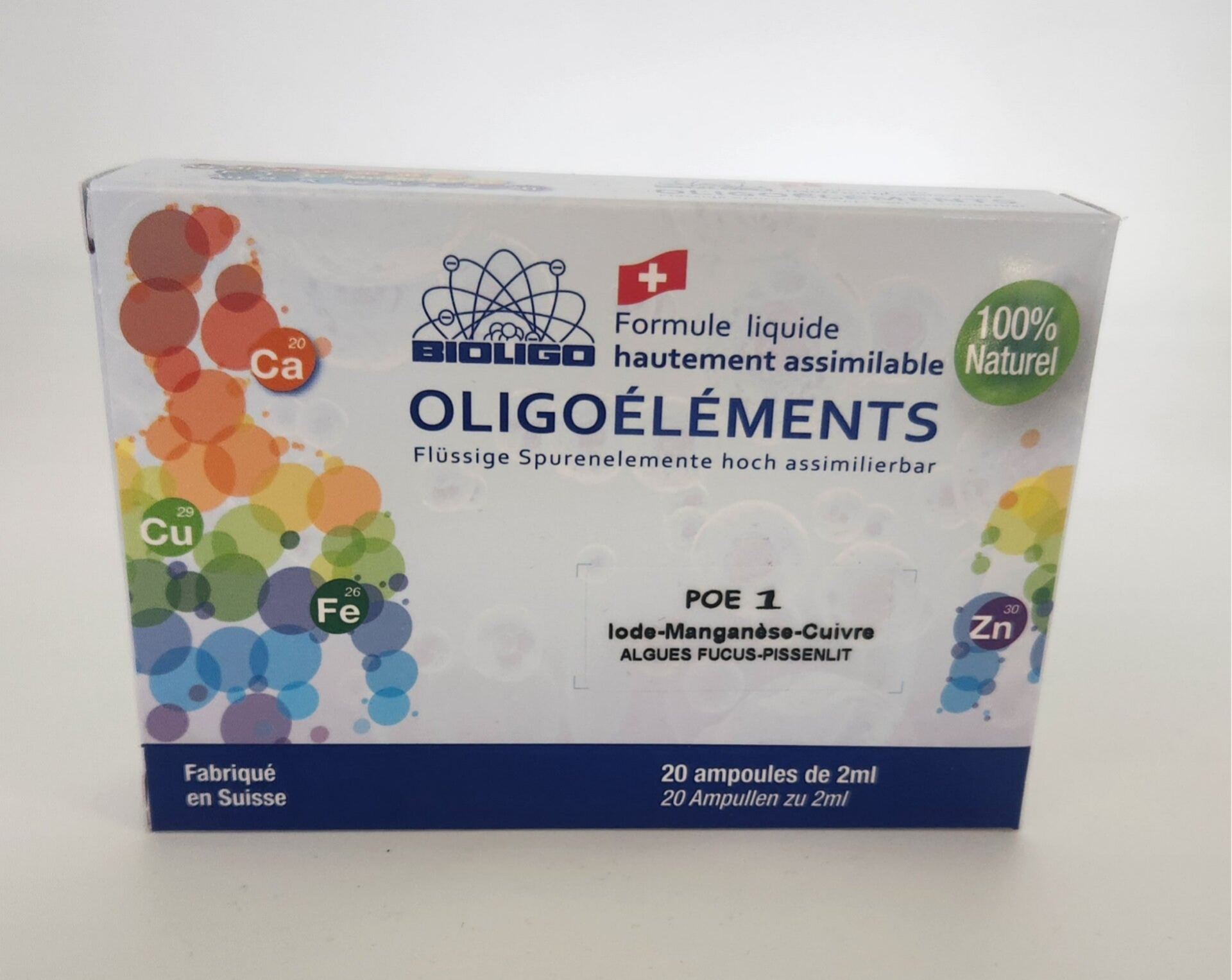 POE N°1 EXCES DE POIDS - EQUILIBRE THYROÏDIEN  X 20 ampoules