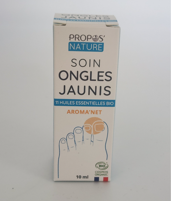 SOIN ONGLES JAUNIS AROMA'NET Bio 10 ML