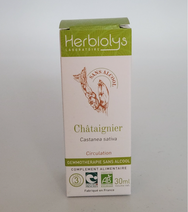 BOURGEON DE CHÂTAIGNIER (sans alcool) Bio 50 ml