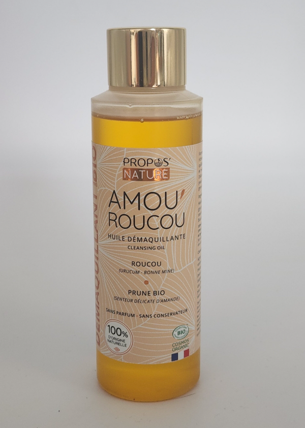 HUILE DEMAQUILLANTE AMOU ROUCOU Bio Cosmos 125 ml