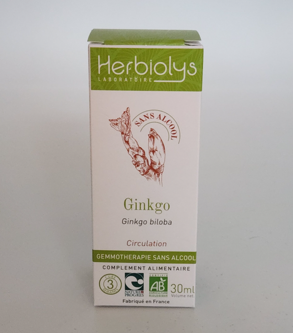 BOURGEON DE GINKGO BILOBA (sans alcool) Bio 50 ml