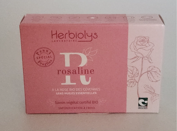 SAVON ROSALINE (sans huiles essentielles) Bio 100 g
