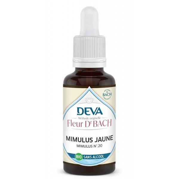 Fleur de Bach MIMULUS Bio sans alcool 30 ml