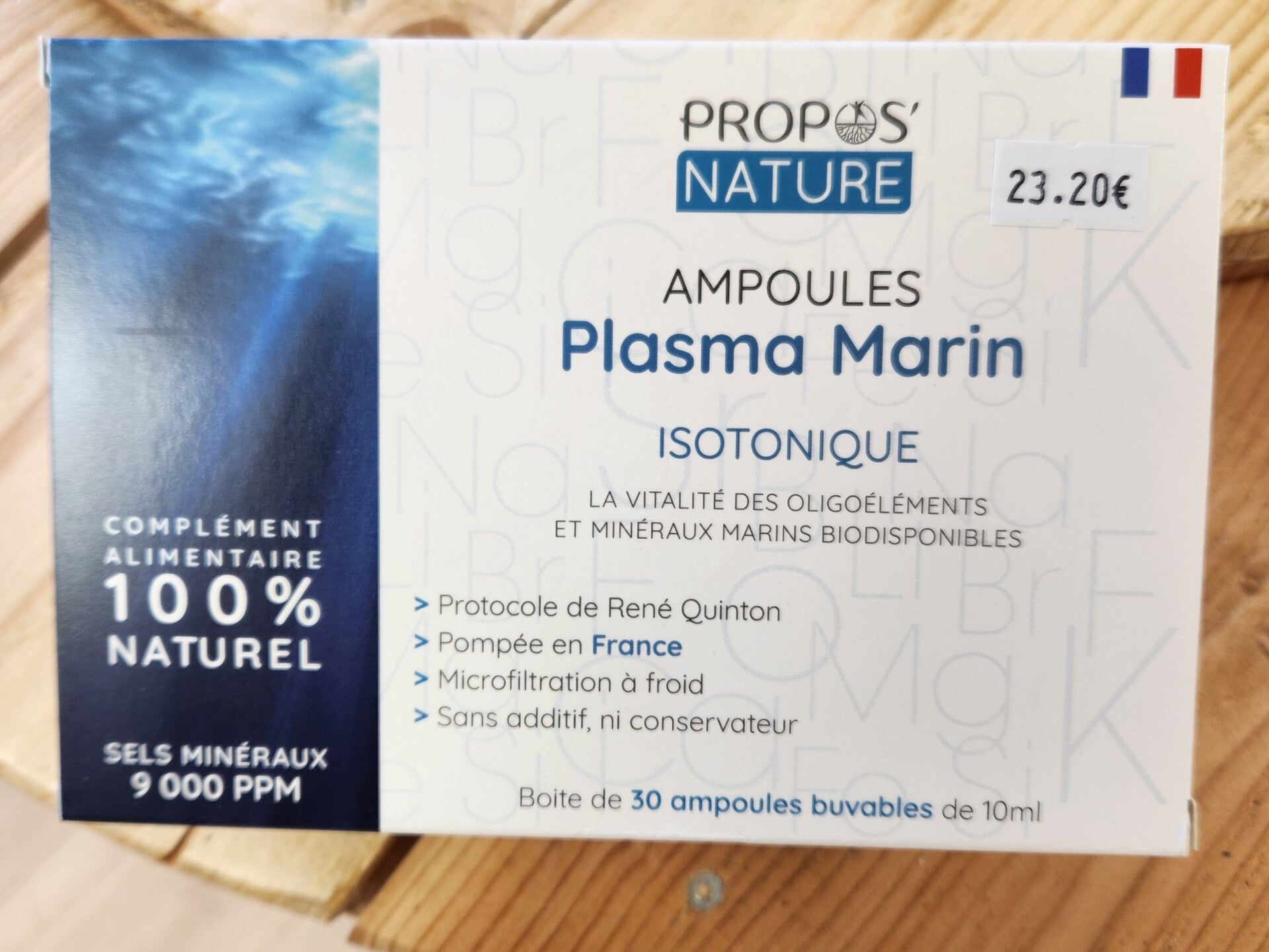PLASMA MARIN Isotonique 9000 p.p.m 30x10 ml