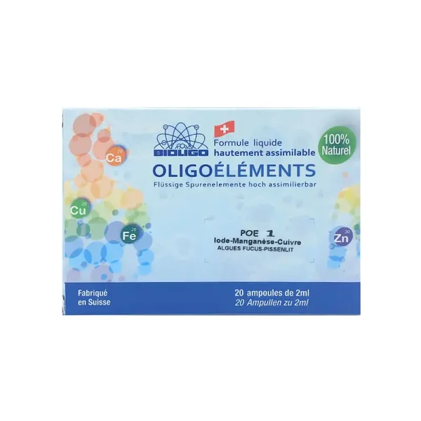 POE N°1 EXCES DE POIDS - EQUILIBRE THYROÏDIEN  X 20 ampoules