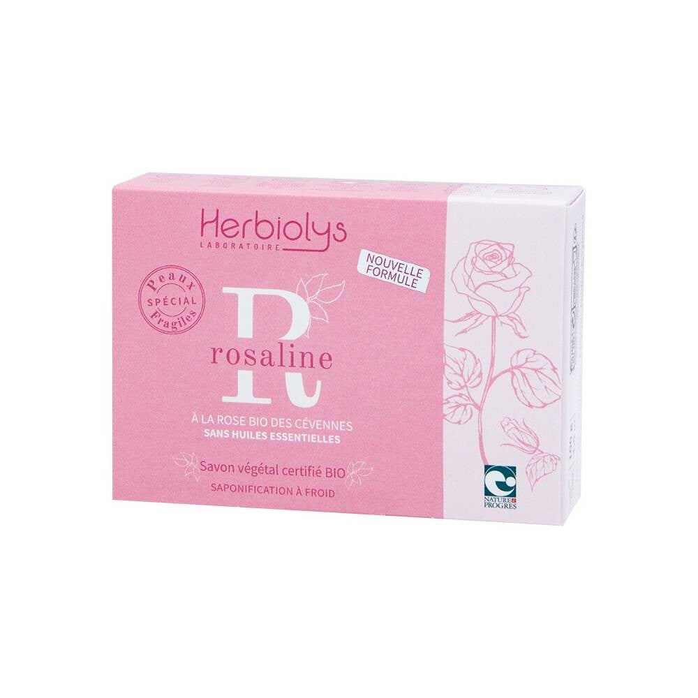 SAVON ROSALINE (sans huiles essentielles) Bio 100 g