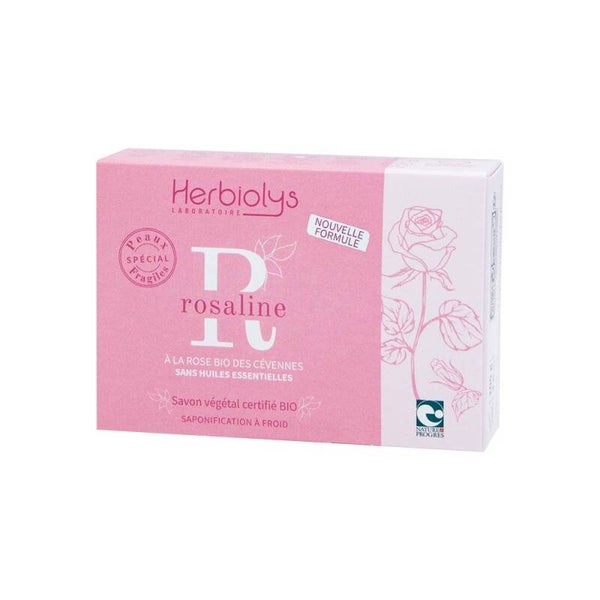 SAVON ROSALINE (sans huiles essentielles) Bio 100 g