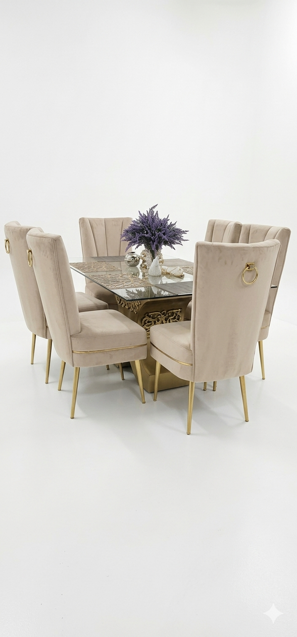 JUEGO D ECOMEDOR 6 SILLAS