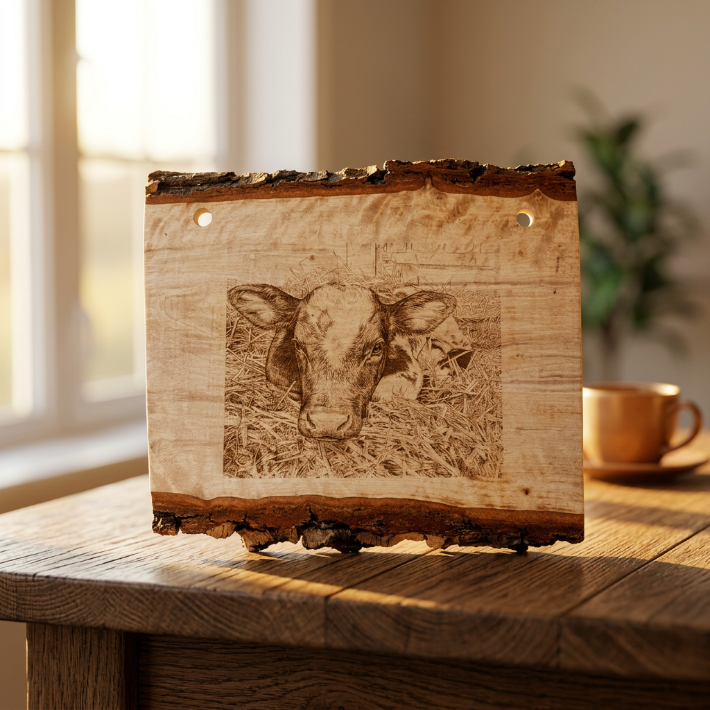 Gepersonaliseerd Houten Wandpaneel – Jouw Eigen Ontwerp op Hout