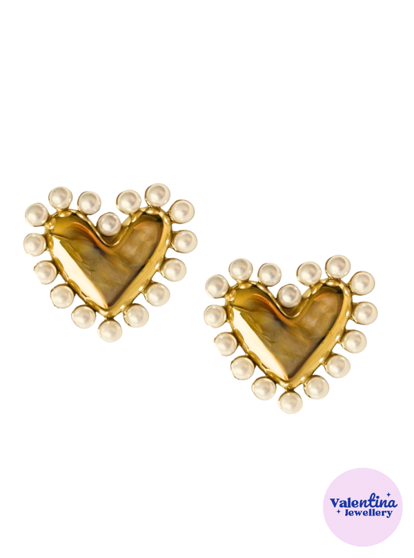 ✮PERLITAS HEART✮ EARRINGS