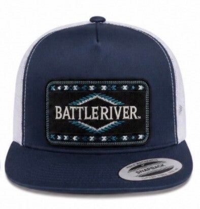 River- Blue and White