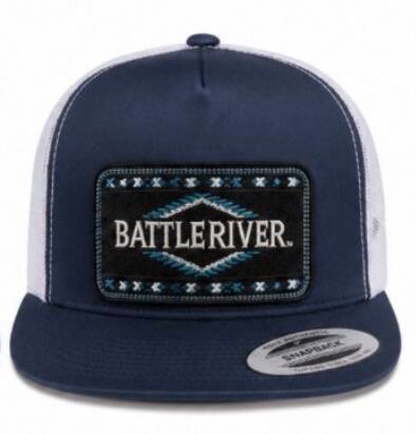 River- Blue and White