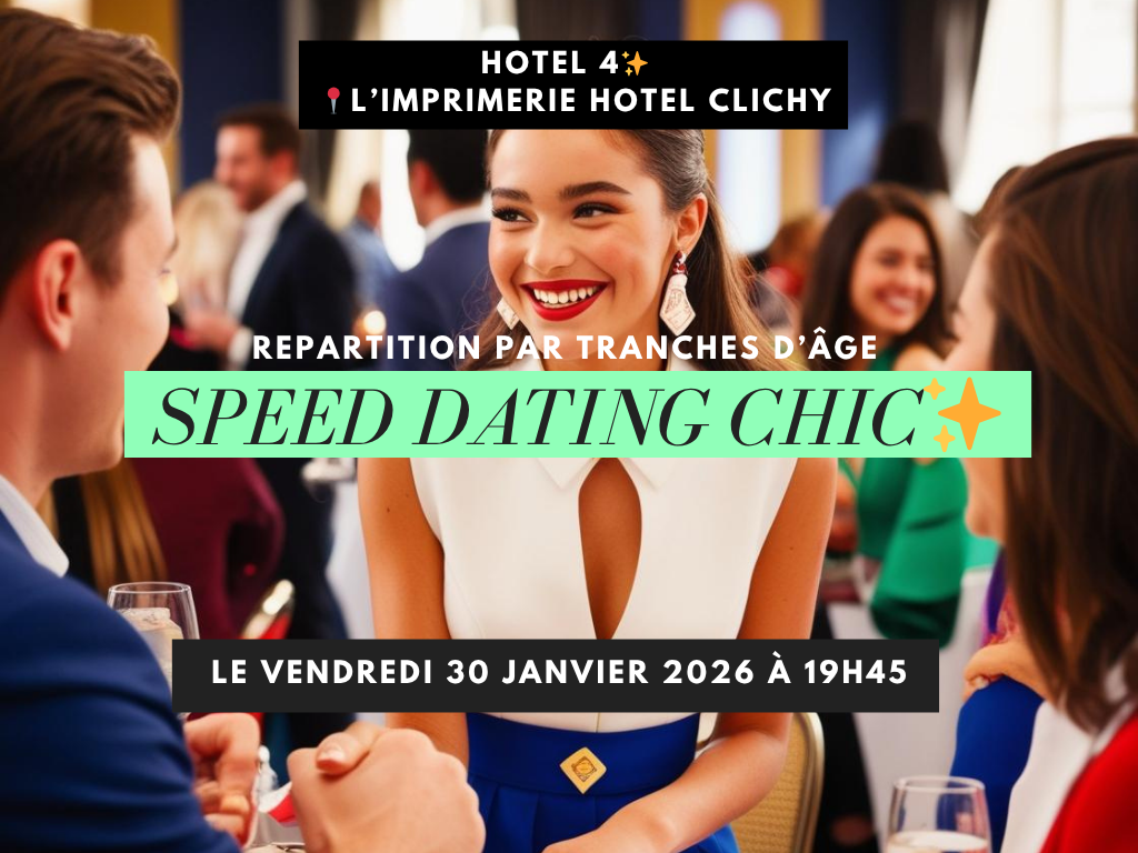 Speed dating chic✨ Répartition par tranches d'âge
