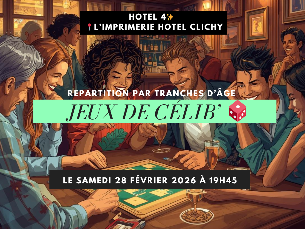 Jeux des célib' 🎲 Répartition par tranches d'âge
