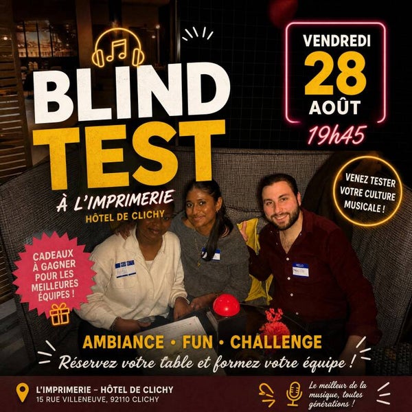 Blind test des célib'🎵 Répartition en équipe par tranches d'âge