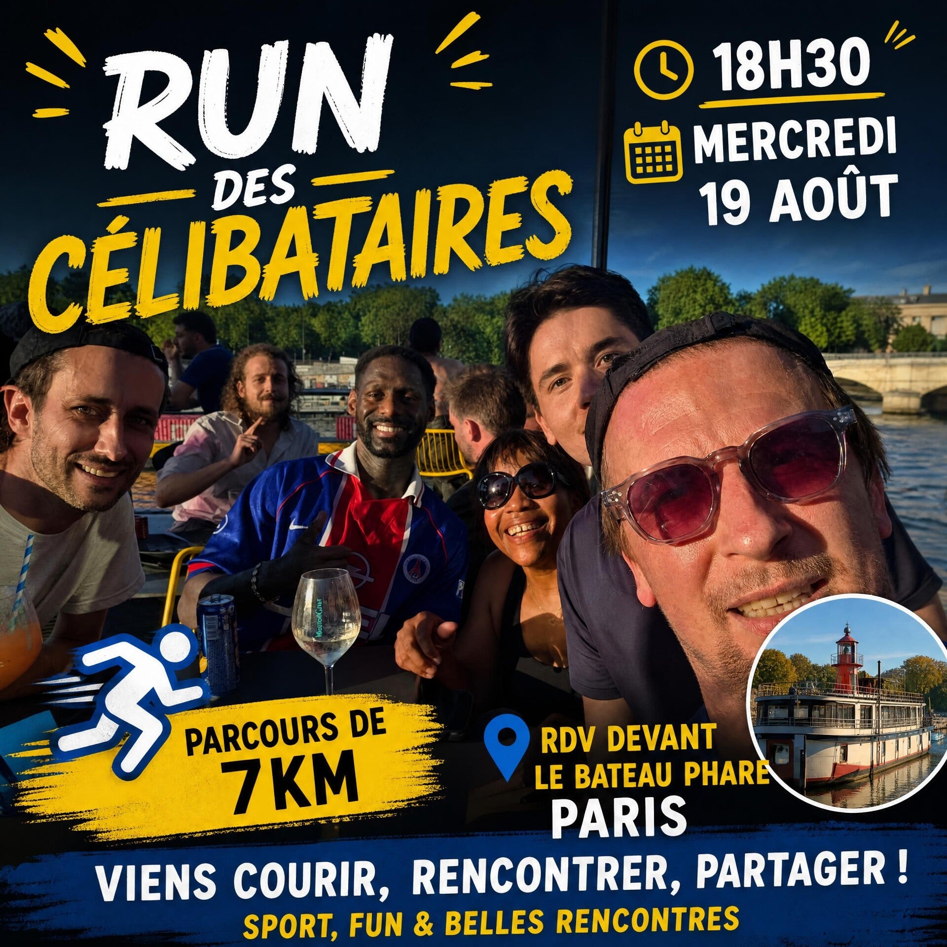 🏃 Run entre Célibataires — La Course qui fait des Étincelles !