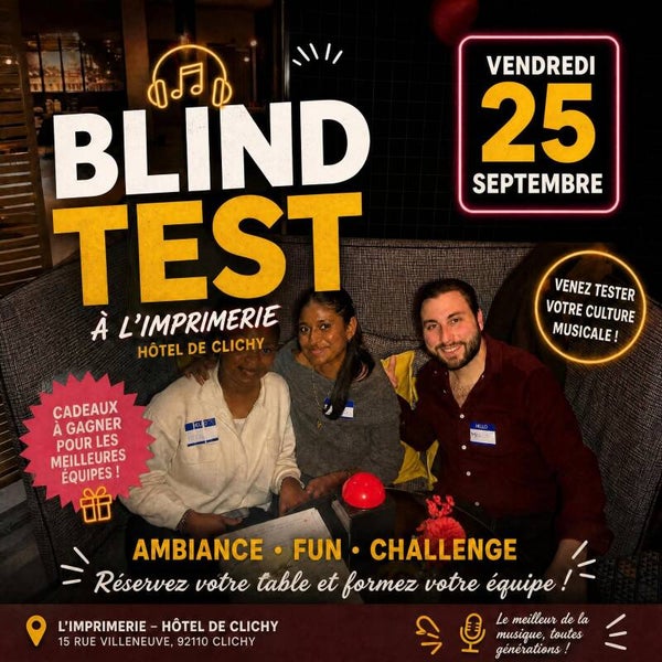 Blind test des célib'🎵 Répartition en équipe par tranches d'âge