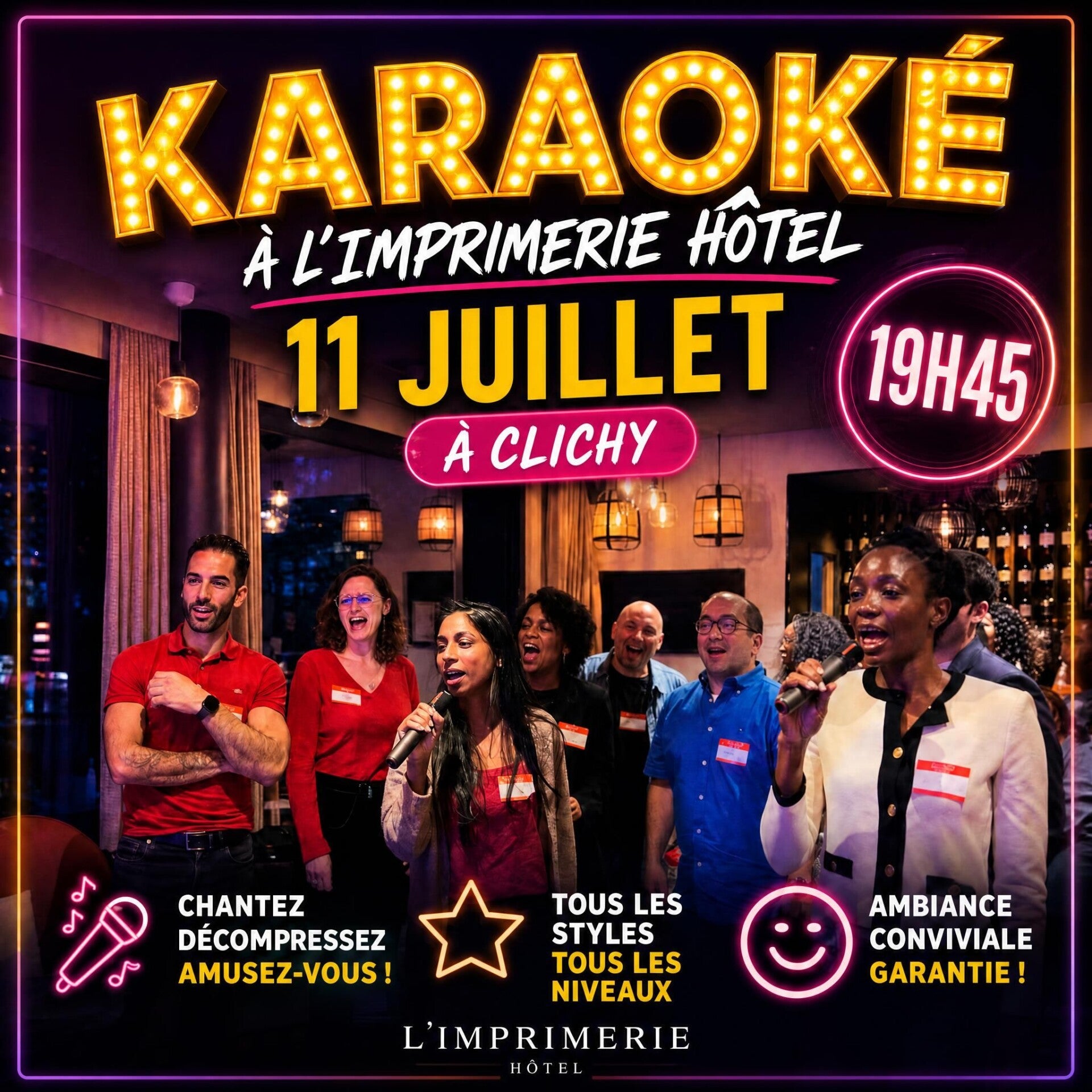Karaoké des célib' 🎤Répartition par tranches d'âge