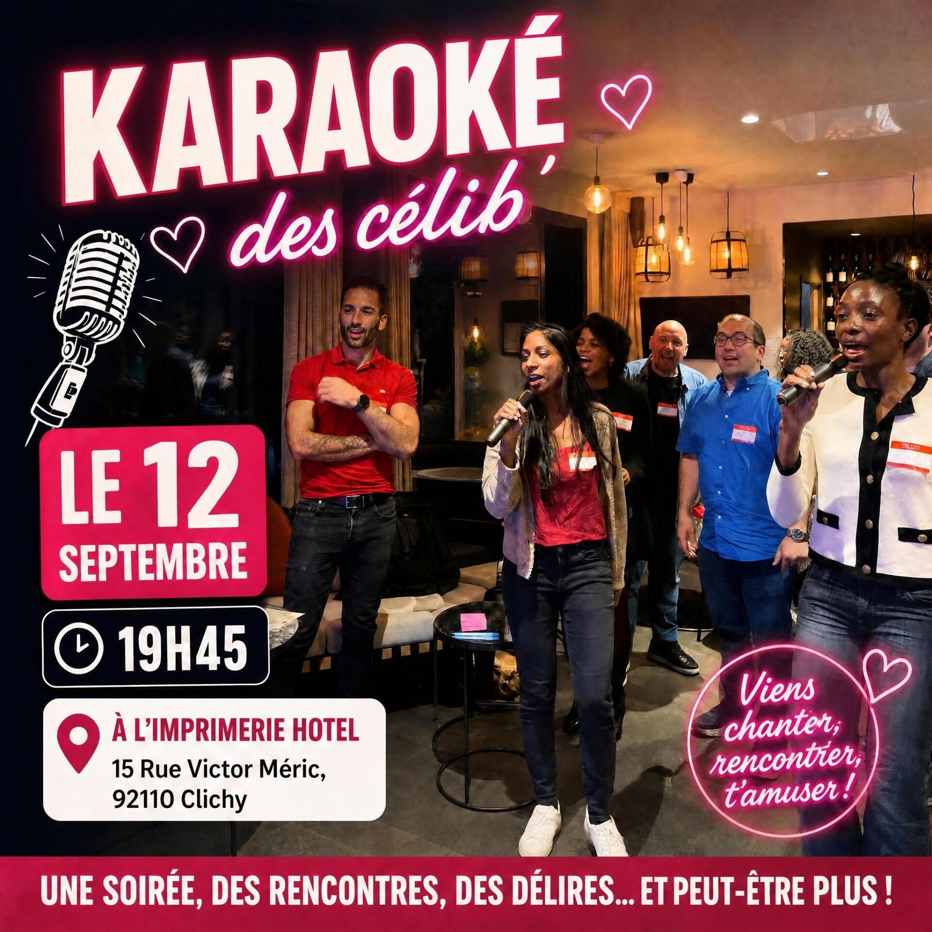 Karaoké des célib' 🎤Répartition par tranches d'âge