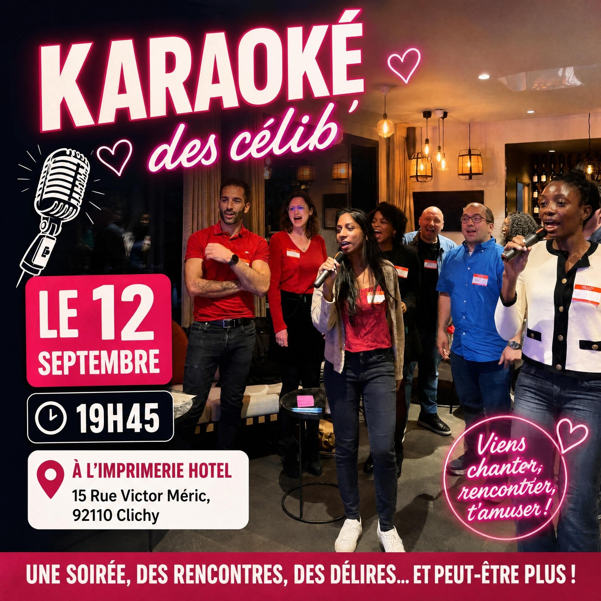 Karaoké des célib' 🎤Répartition par tranches d'âge