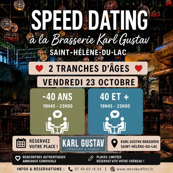 Speed dating ❄️ - de 40 ans & 40 ans et +