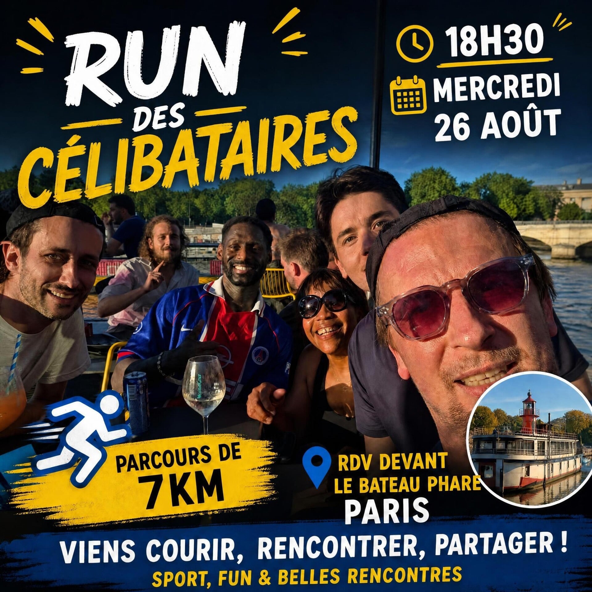 🏃 Run entre Célibataires — La Course qui fait des Étincelles !