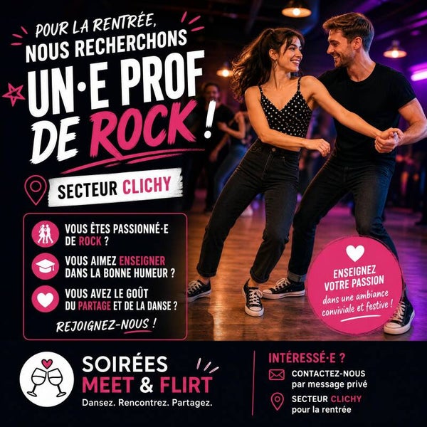 Rock (cours évolutif) répartition par tranche d'âge