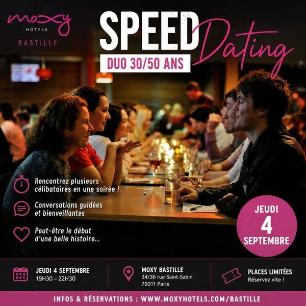 Speed dating en duo✨ 30-50 ans