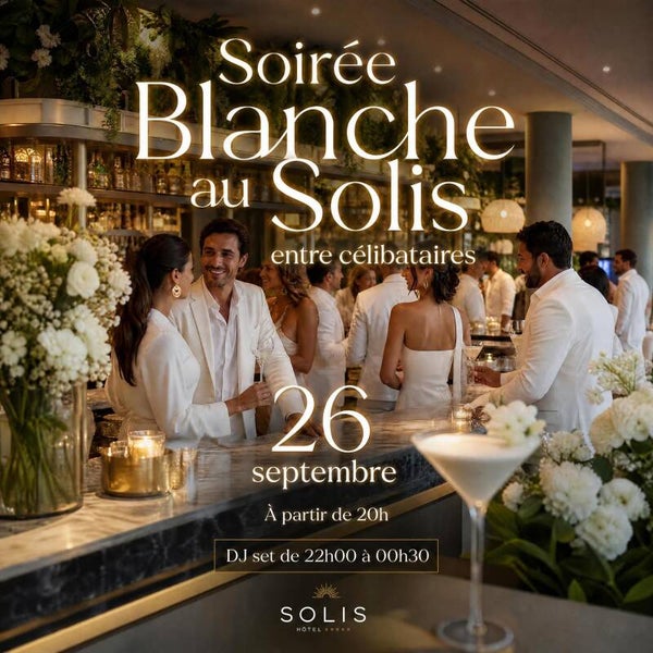 ⚪ Soirée Blanche entre célibataires✨ Bar d'Hôtel 5* (Champs-Élysées)