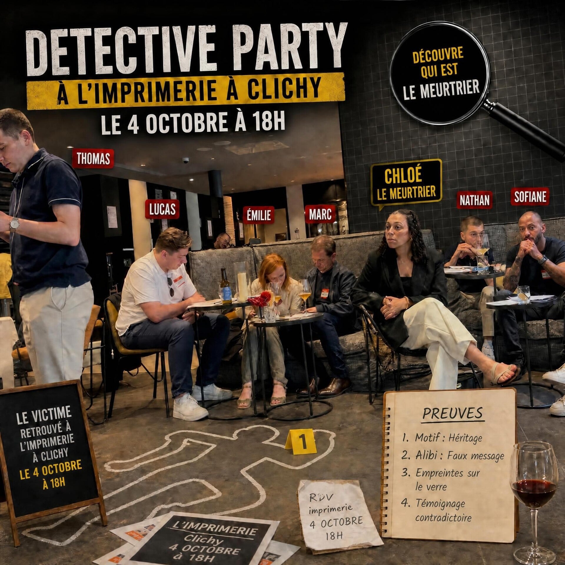 Détective party🕵️